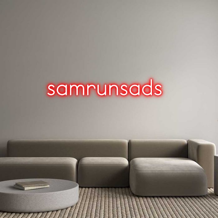 Custom Neon: samrunsads