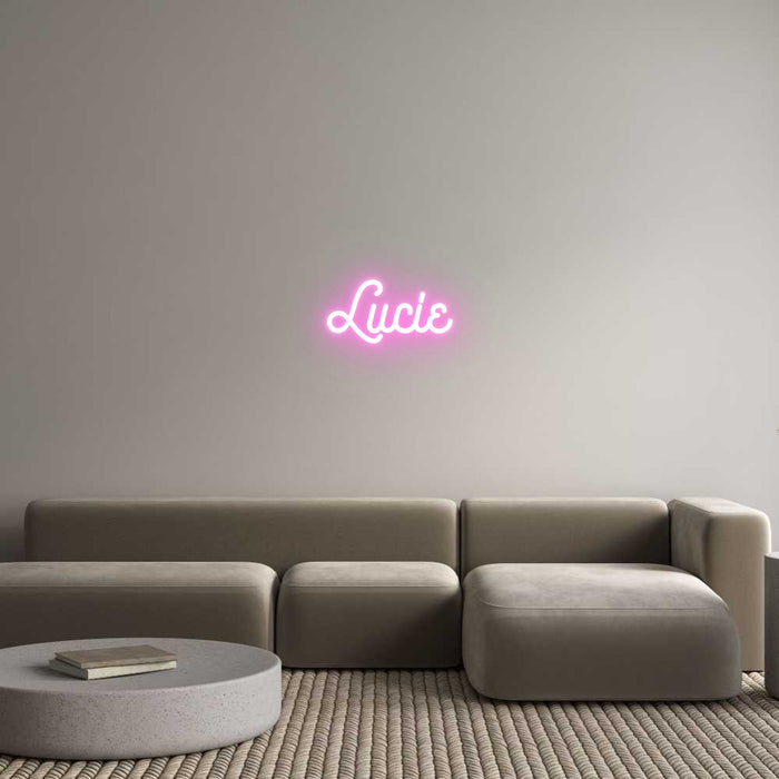 Custom Neon: Lucie