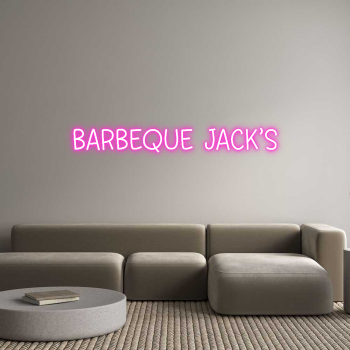 Custom Neon: BARBEQUE JACK’S