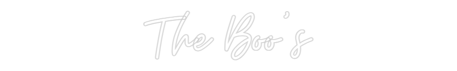 Custom Neon: The Boo's