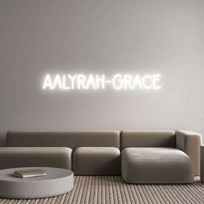 Custom Neon: Aalyrah-grace