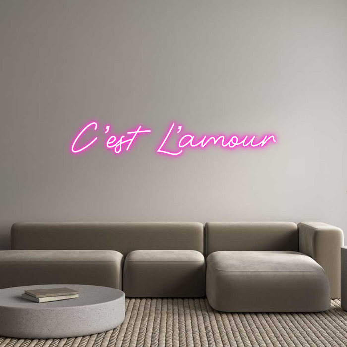 Custom Neon: C’est L’amour