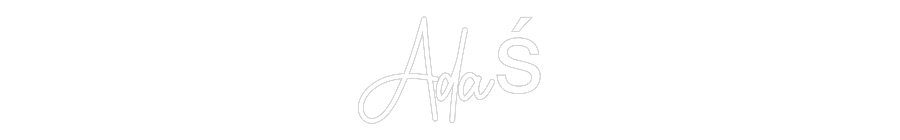 Custom Neon: Adaś