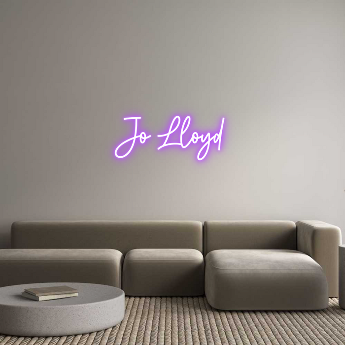 Custom Neon: Jo Lloyd