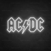  ACDC LED Neon Light in Snow White