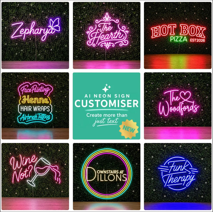 Melted Lips Neon Sign
