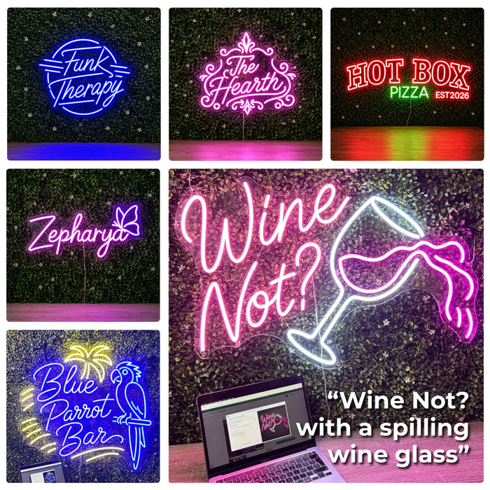 We’re Open Neon Sign