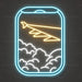 Airplane view Neon Sign for Bedroom Decor - Neon Filter