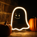 Mischevious ghost mini halloween neon sign 