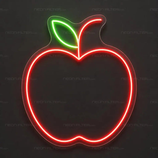 Apple Neon Sign - AI Enabled
