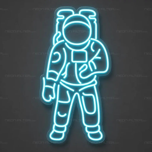 Astronaut Neon Sign - AI Enabled