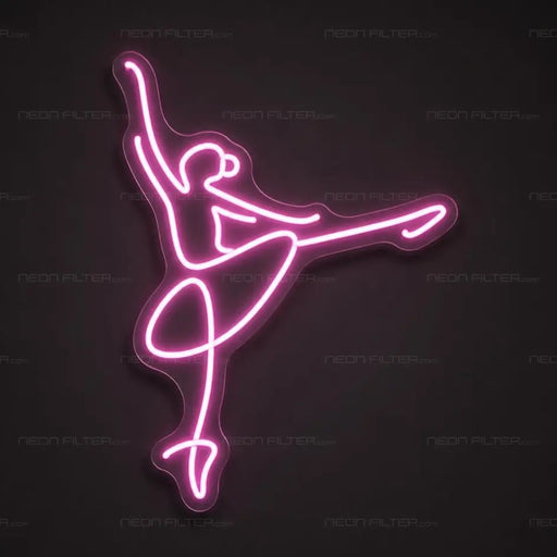 Ballerina Neon Sign - AI Enabled