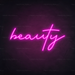 Beauty Neon Sign in Love Potion Pink