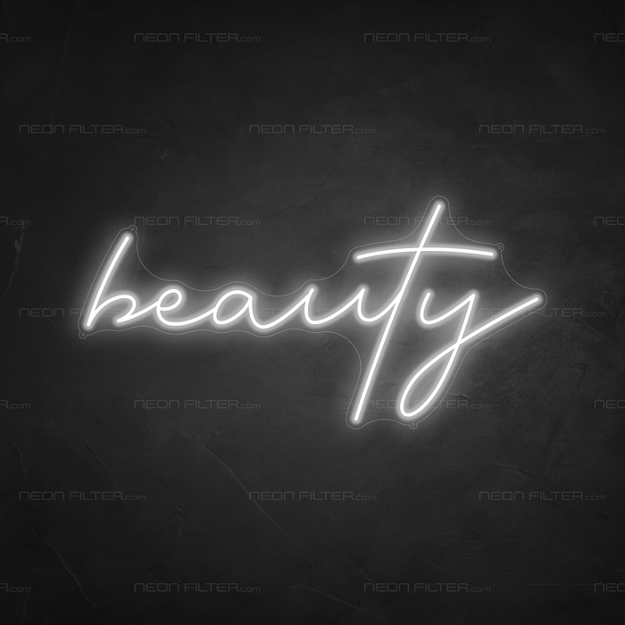 Beauty Neon Sign in Snow White