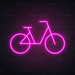 Bike Neon Sign in Love Potion Pink in Love Potion Pink in Love Potion Pink