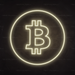 Bitcoin Neon Sign in Cosy Warm White