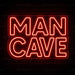 Bold Man Cave Neon Sign for ManCave Decor - Neon Filter