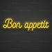 Bon Appétit Block Neon Sign for Kitchen Decor - Neon Filter