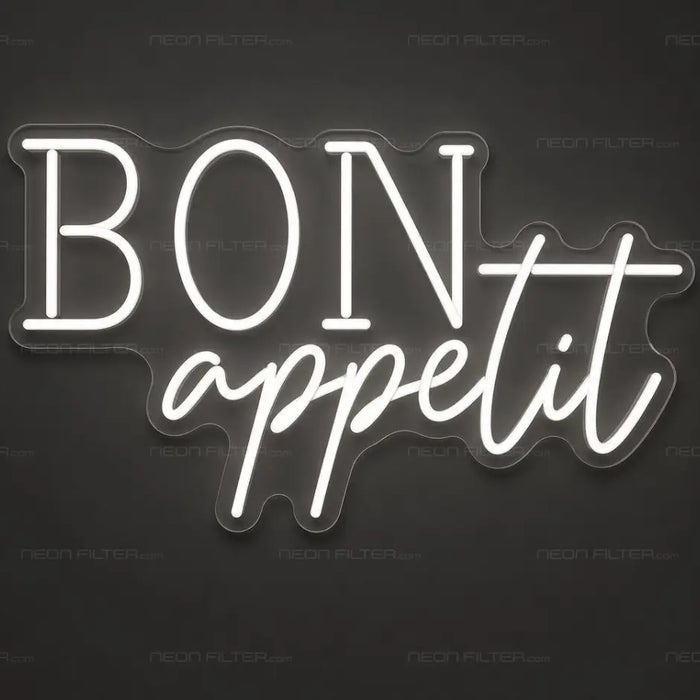 Bon Appétit Neon Sign for Restaurant Decor - Neon Filter