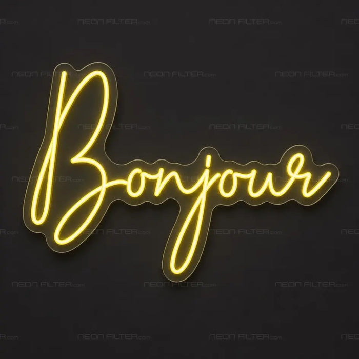 Bonjour Neon Sign