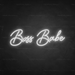 Boss Babe Neon Sign in Snow White