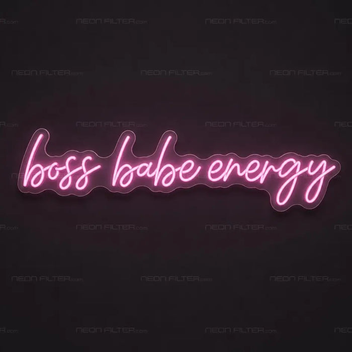 Boss Babe Energy Neon Sign