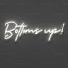 Bottoms Up Neon Sign for BarPub Decor - Neon Filter
