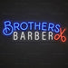 Brothers Barbers Neon Sign for BarberShop Decor - Neon Filter