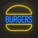 Burgers Neon Sign for FoodandDrinks Decor - Neon Filter
