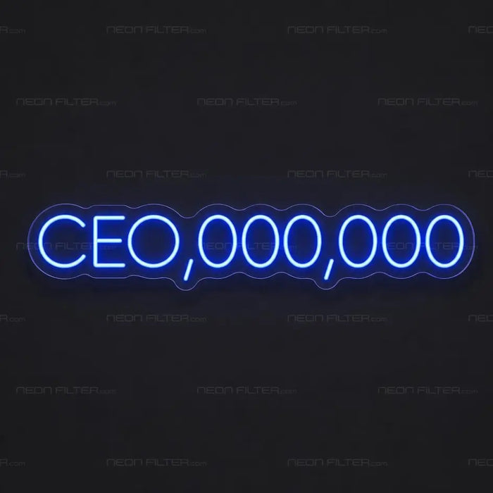 CEO,000,000 Neon Sign