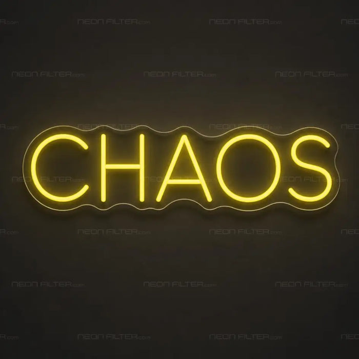 Chaos Neon Sign
