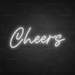 Cheers Neon Sign in Snow White