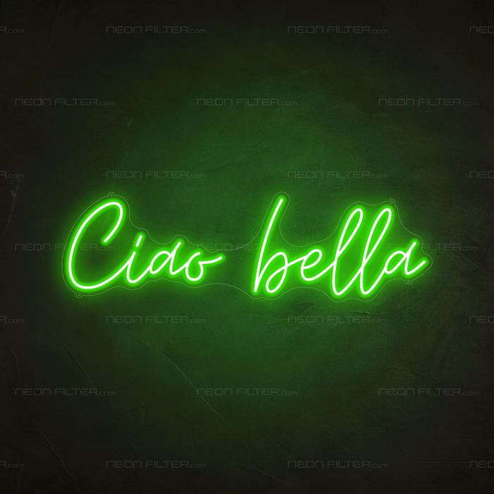 Ciao Bella Neon Light in Glow Up Green