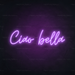 Ciao Bella Neon Light in Hopeless Romantic Purple