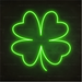 Green Clover Neon Sign