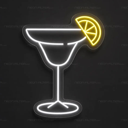 Cocktail Glass Neon Sign | Neon Bar Signs