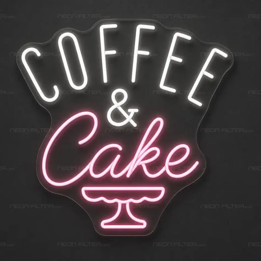 Coffee & Cage Neon Sign for Cafe Decor - Neon Filter