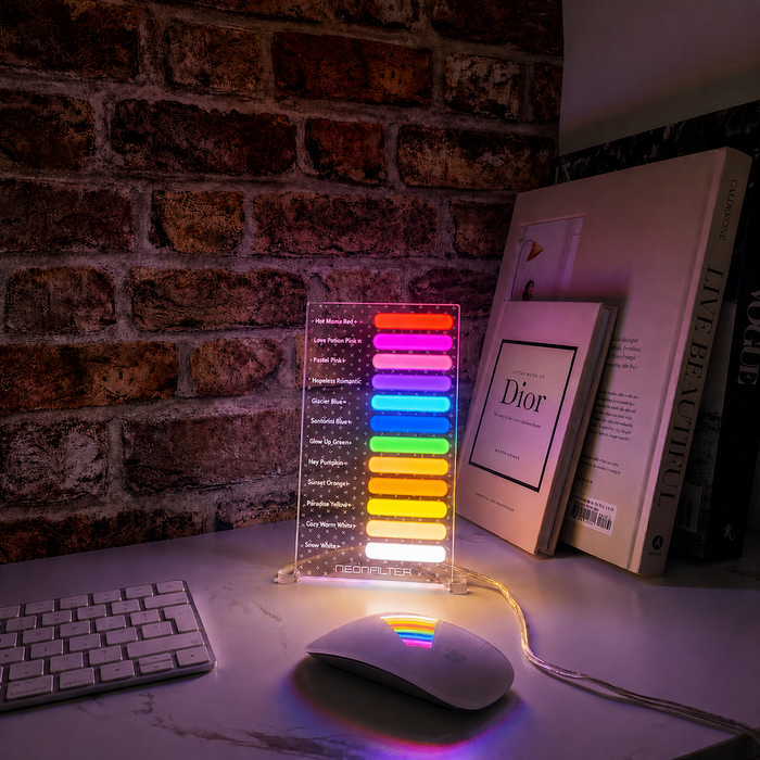Desktop Neon Filter Colour Chart