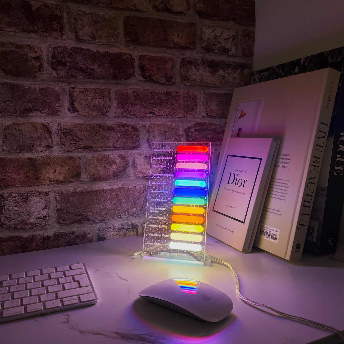 Desktop Neon Filter Colour Chart