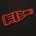 Contour Bottle Neon Sign for ManCave Decor - Neon Filter