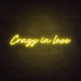 Crazy In Love Neon Light in Paradise Yellow