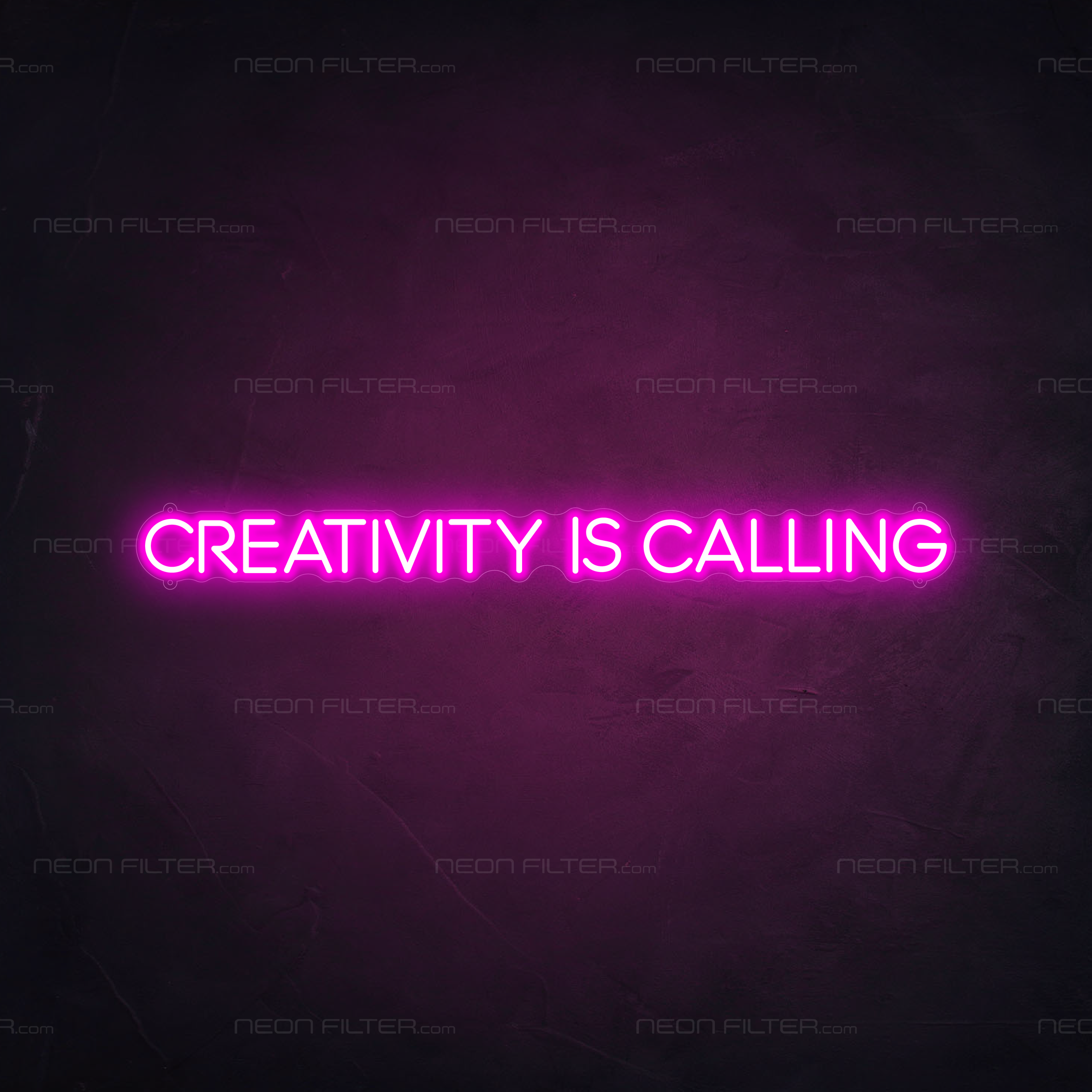 Creativity Is Calling Neon Sign | Art LED Neon Lights UK