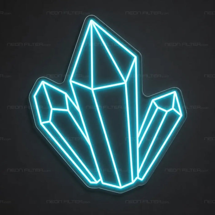 Crystals Neon Sign