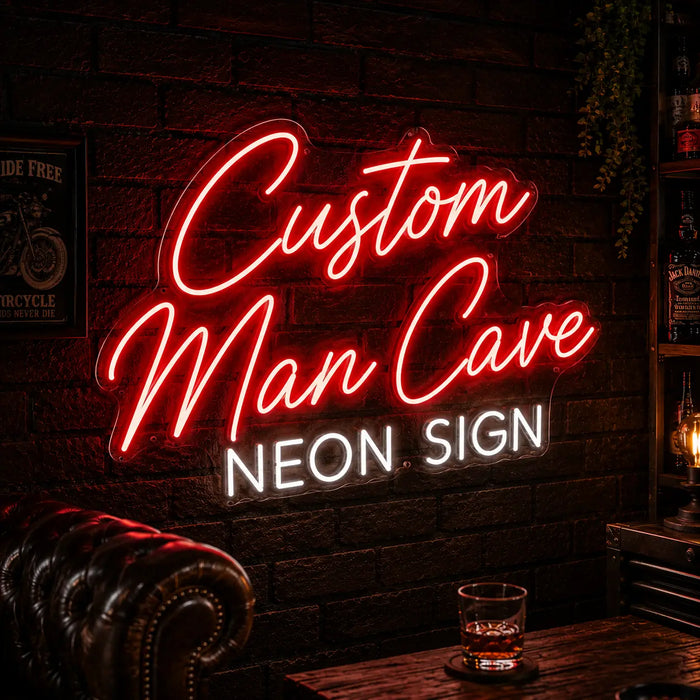 Custom Man Cave Neon Sign for Customiser Decor - Neon Filter