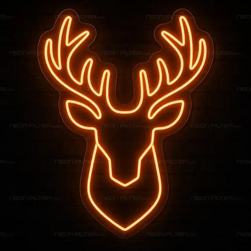 Deer Head Neon Sign for ManCave Decor - Neon Filter