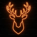 Deer Head Neon Sign for ManCave Decor - Neon Filter