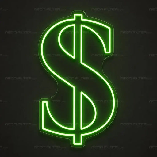 Dollar Neon Sign