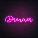 Dreamer Neon Sign in Love Potion Pink