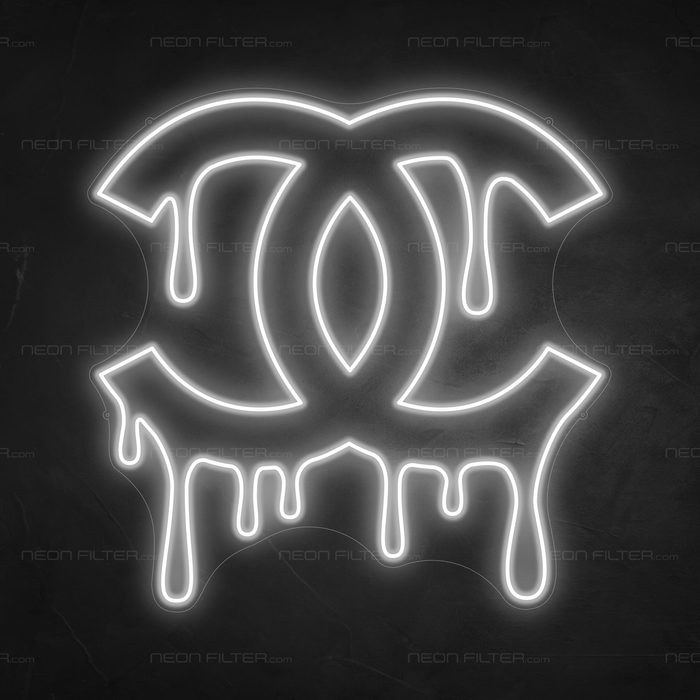 Dripping Chanel Neon Sign | Fashion Neon Lights