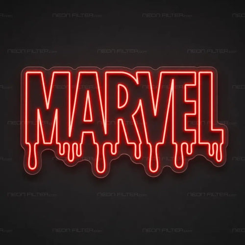 Dripping Marvel Neon Sign - AI Enabled